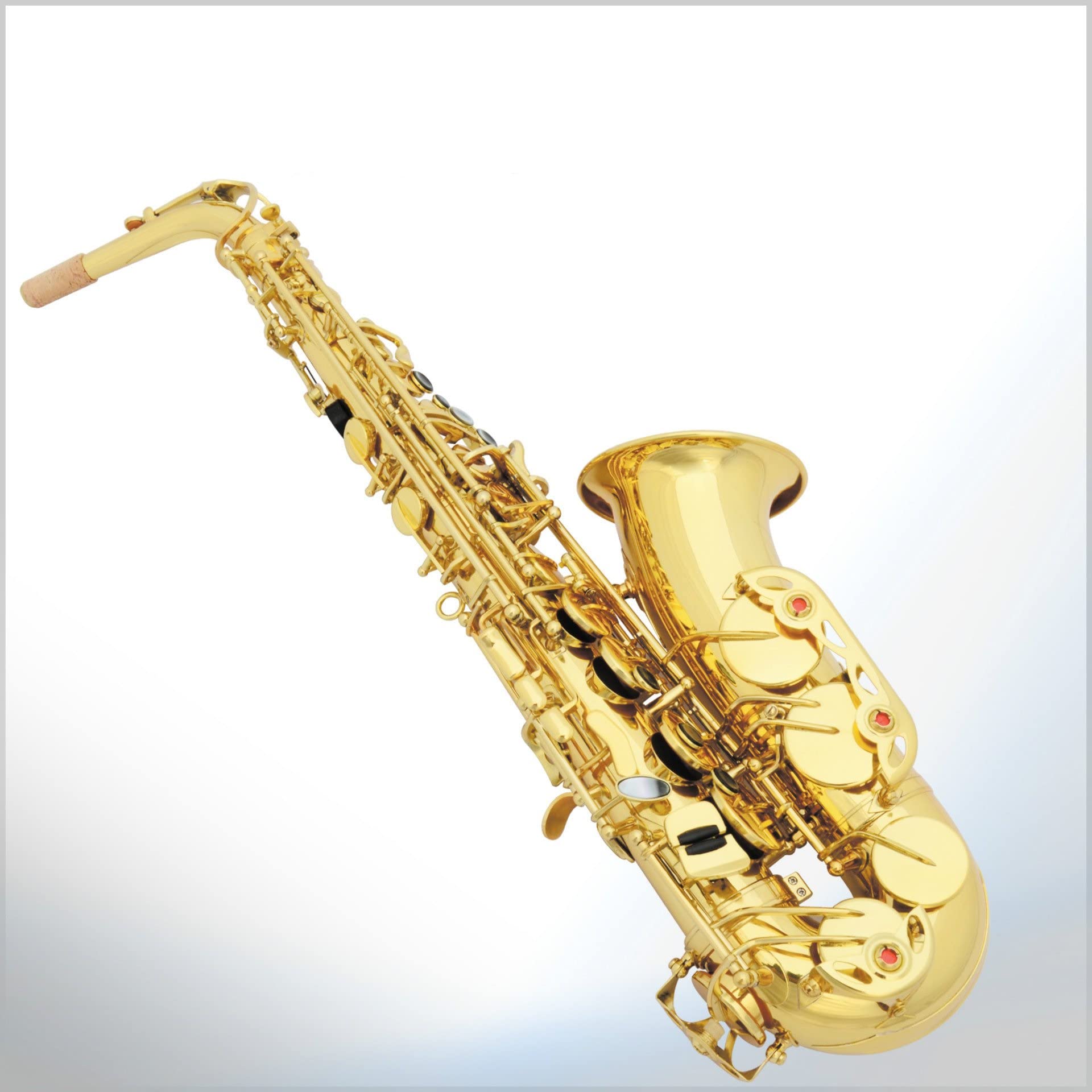 Saxofón Alto E-Gota Electróforos De Pintura Electróforas Tubo De Latón Cuerpo Saxofón Saxofón Profesional