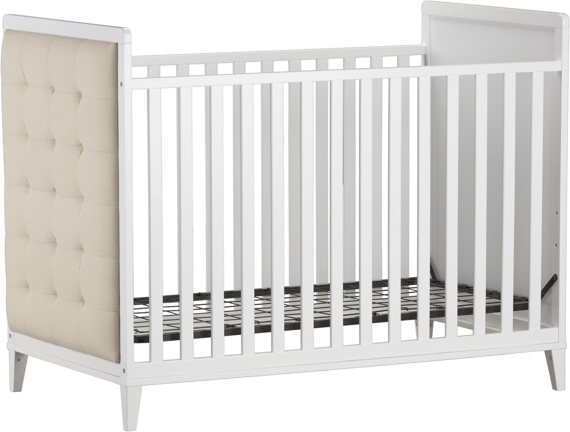 Little Seeds Monarch Hill Avery Upholstered Crib, White