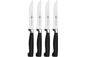 Henckels Four Star 4-Piece Steak Knife Set: Exceptionally Sharp, Ergonomic and Durable Zwilling Steak Knives