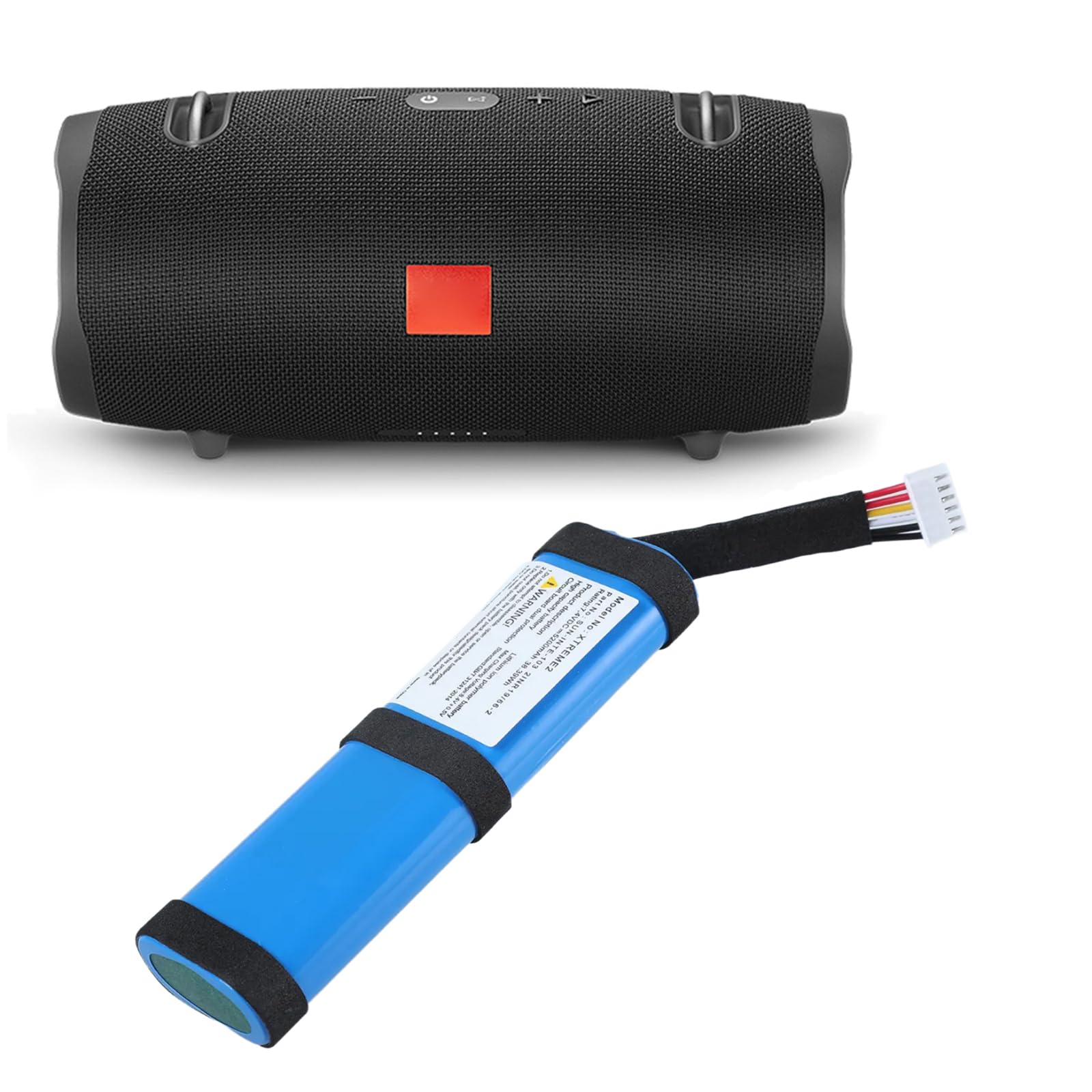 Batterie Remplacement 5200mAh Laikoutd Pour Haut-parleurs Xtreme2 Sun-103 / ID1019 - Lecture Prolongée Et Charge Rapide