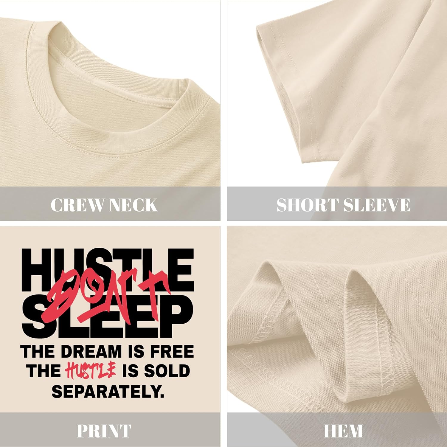 Oversized Graphic Tshirts for Men Streetwear Vintage Letter Shirt Inspirational Motivational Positive Cotton Shirts - Image 6