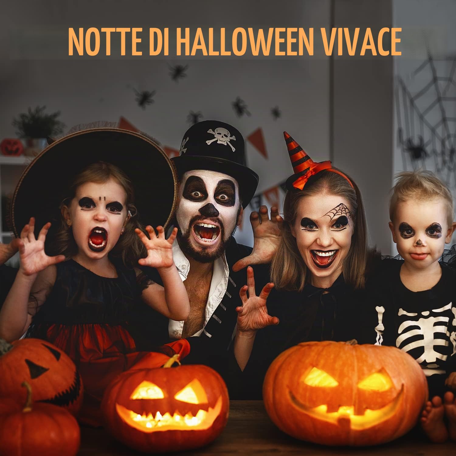 immetee Kit di trucco SFX, trucco di Halloween di pittura del corpo del viso di effetto speciale, sangue finto halloween, trucchi halloween(nuovo kit trucco halloween)