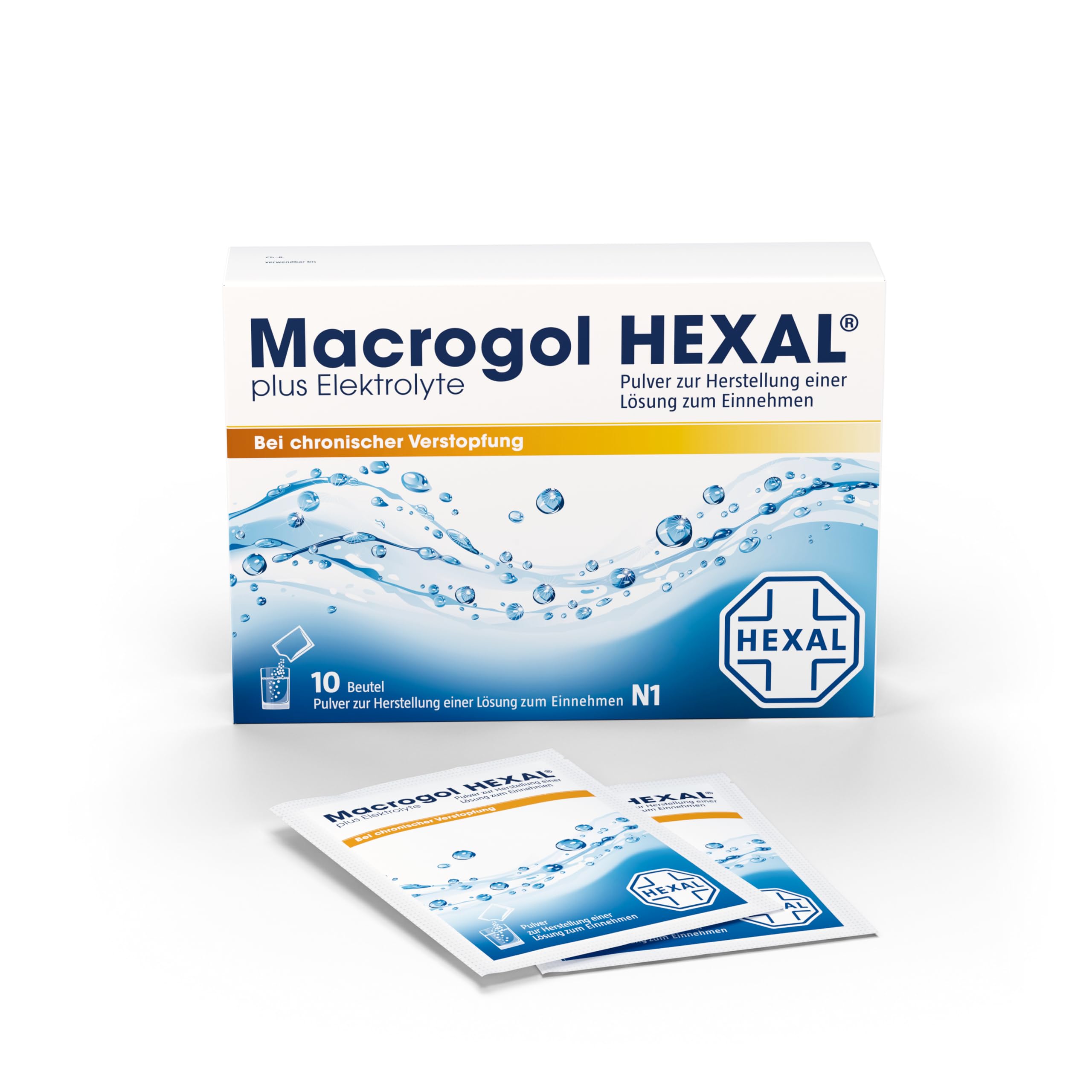 Macrogol HEXAL® plus Elektrolyte – 10 Beutel