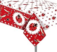 Vista 56 de CC HOME 1 Pack Train Plastic Tablecloth 54 x 87 Inch Long Rectangular Table Cover for Buffet,Birthday Party Holiday Dinner,Picnic or Tablecloth for