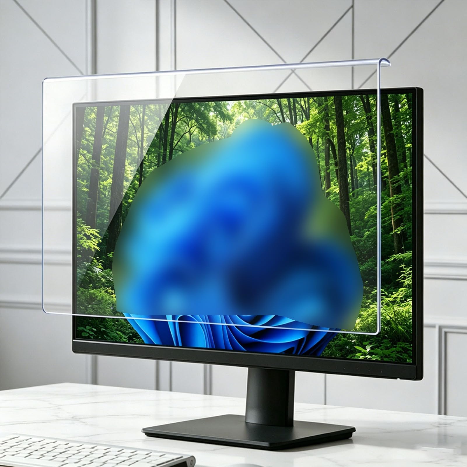 Protecteur D'écran Anti-lumière Bleue pour Moniteur 21-21,5 Pouces avec