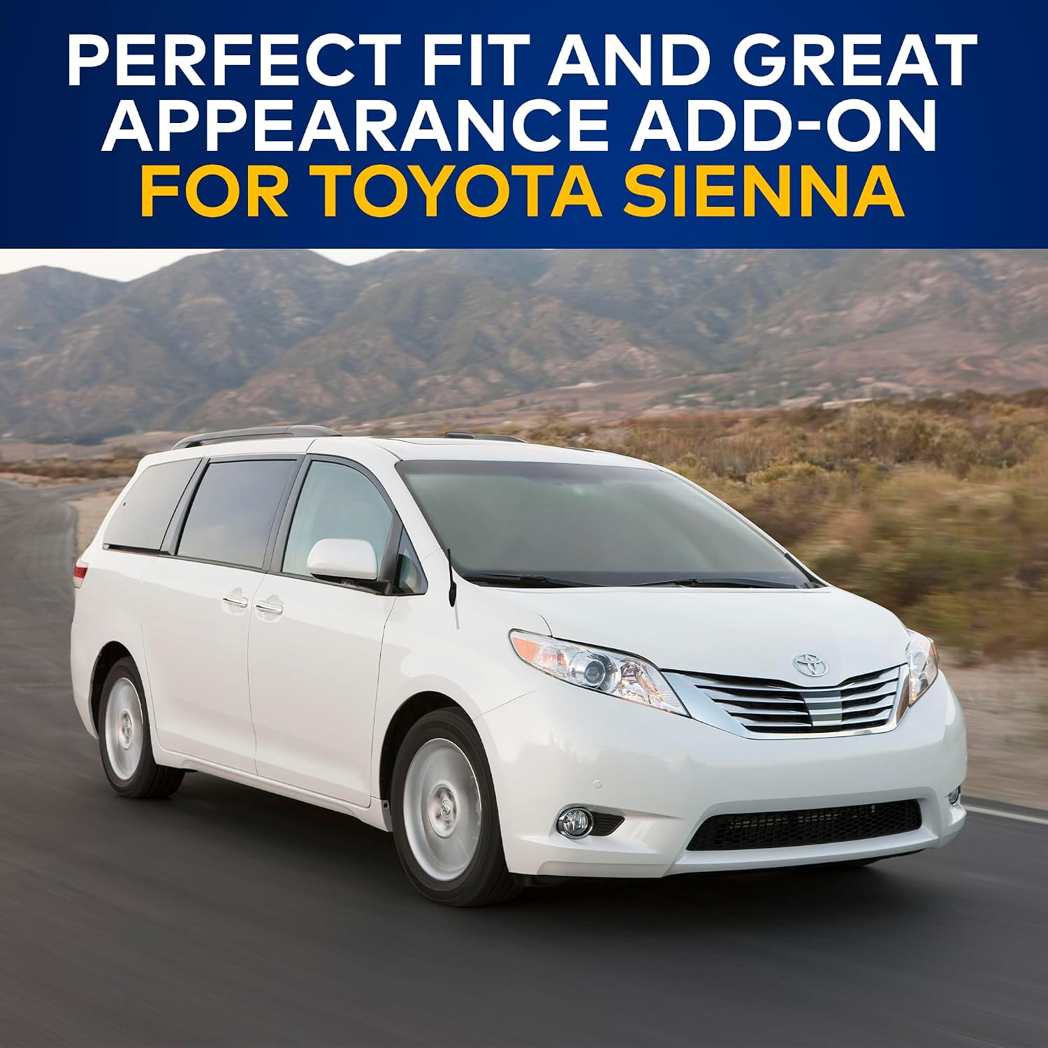 7 Black External Antenna Mast for Toyota Sienna 2004-2015 - Automotive Antenna Replacement for Cars, Trucks & SUV - FM AM Radio Compatible - Car & Truck Exterior Accessories for Men & Women