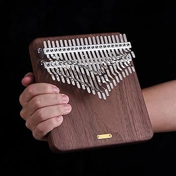 Amazon | 42 キーカリンバクロマチックスケール親指ピアノクルミ