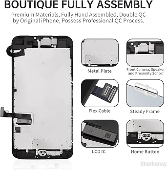 for iPhone 7 Plus Screen Replacement with Home Button 5.5 Black