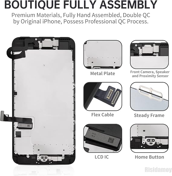 for iPhone 7 Plus Screen Replacement with Home Button 5.5 Black