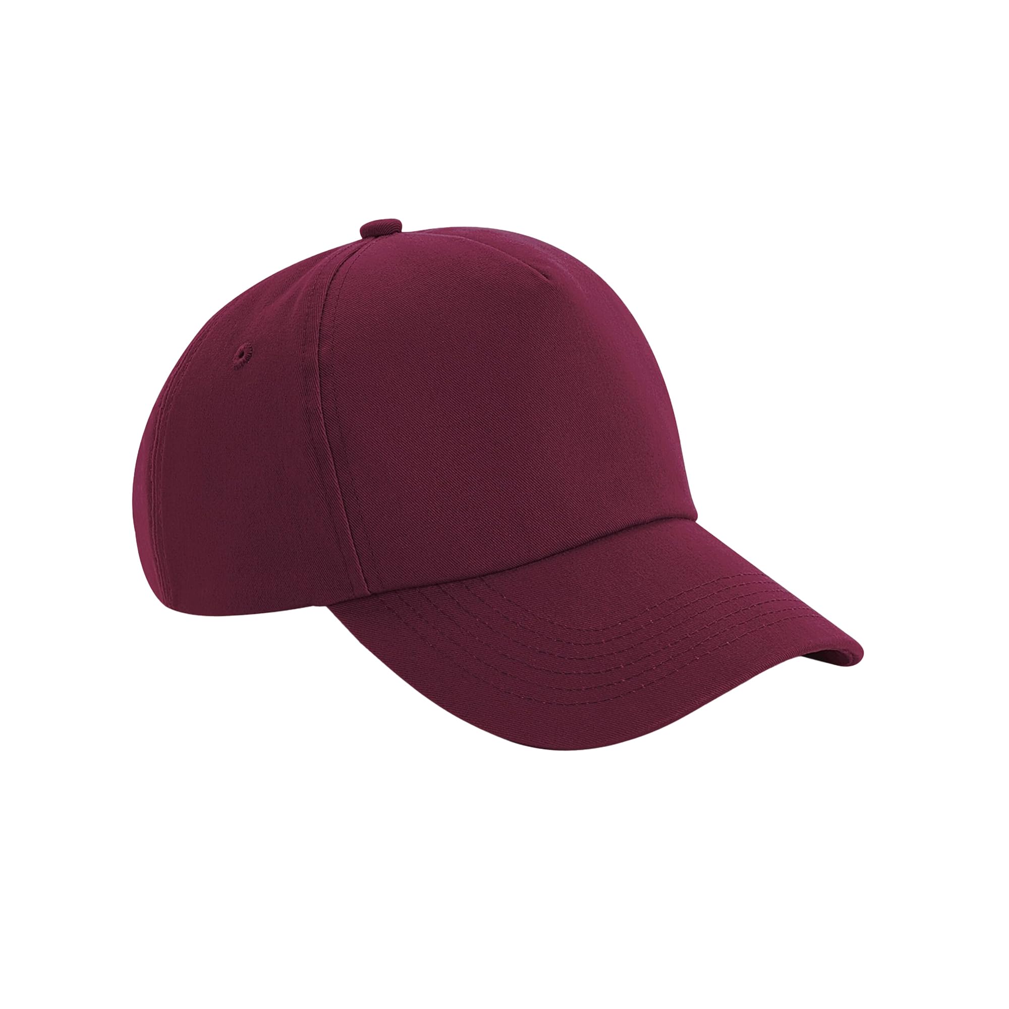 Beechfield B25 Authentic 5 Panel Cap Burgundy