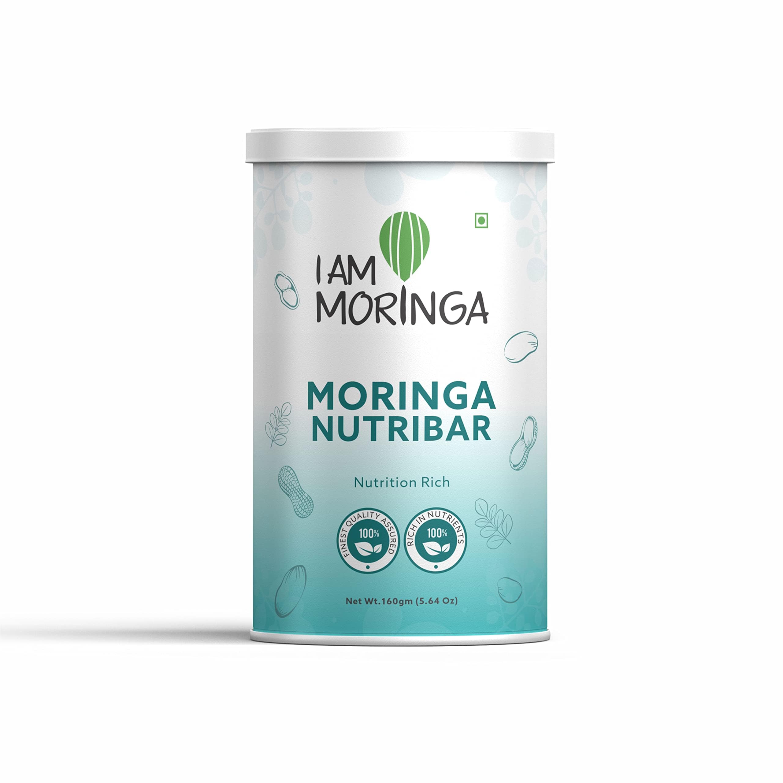 I Am Moringa | Moringa Nutrition Nutri bar | Multi-vitamin | Healthy Super food | Natural Nutrition Supplement | No Preservatives | No Additives | 160 Grams (160 Grams) (B0D877K9RN) Amazon Price History, Amazon Price Tracker