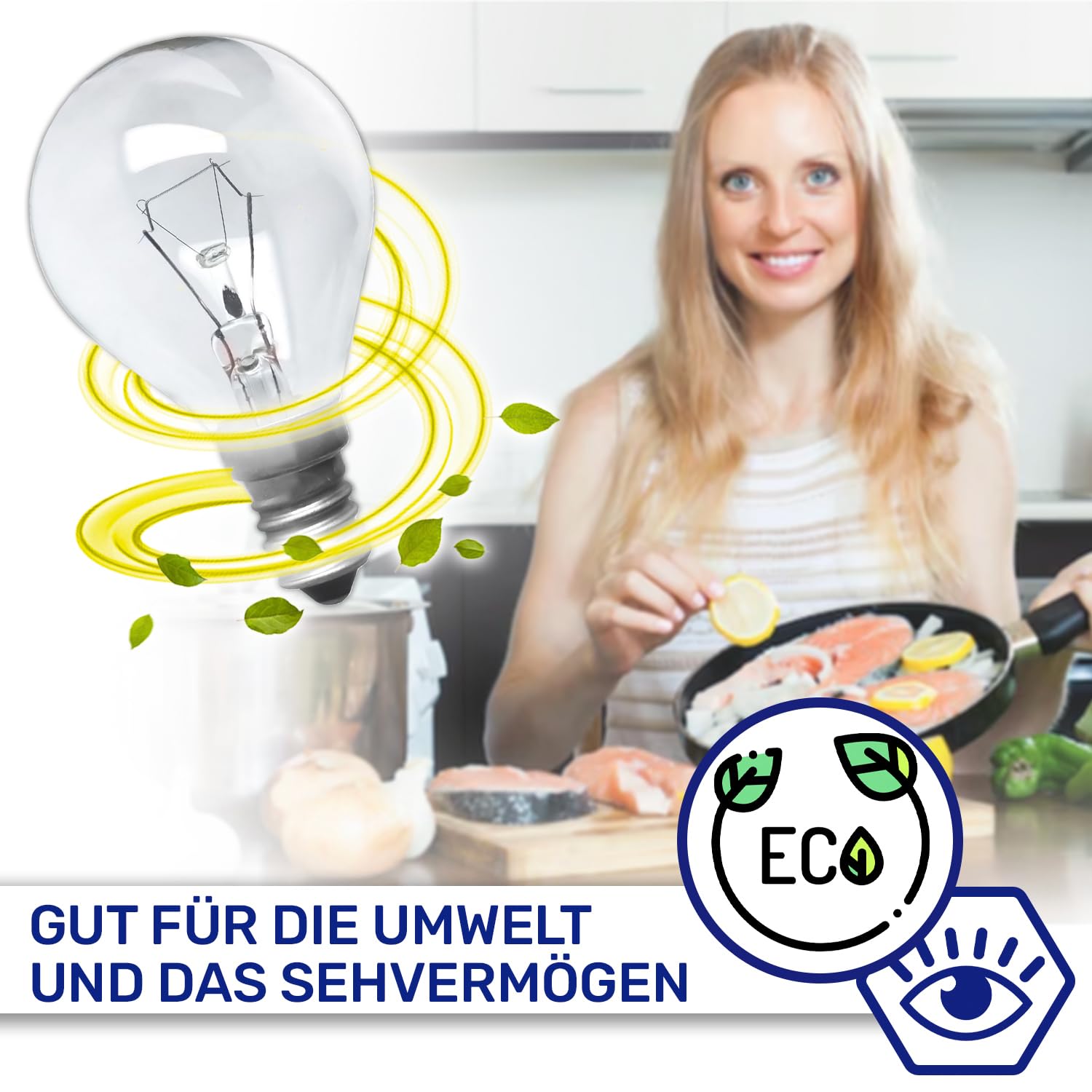 MONTERAL Żarówka do piekarnika E14 230V 40W 300°C z oryginalnym kodem 00057874 dla Bosch, Siemens, Electrolux i AEG