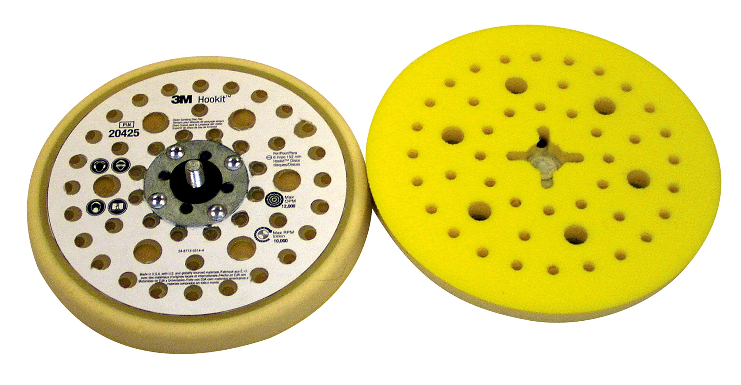 3M Xtract Platorello per finitura a profilo basso, 20425, 152 mm x 17.5 mm x 7.9 mm, 53 Holes, 10 per case