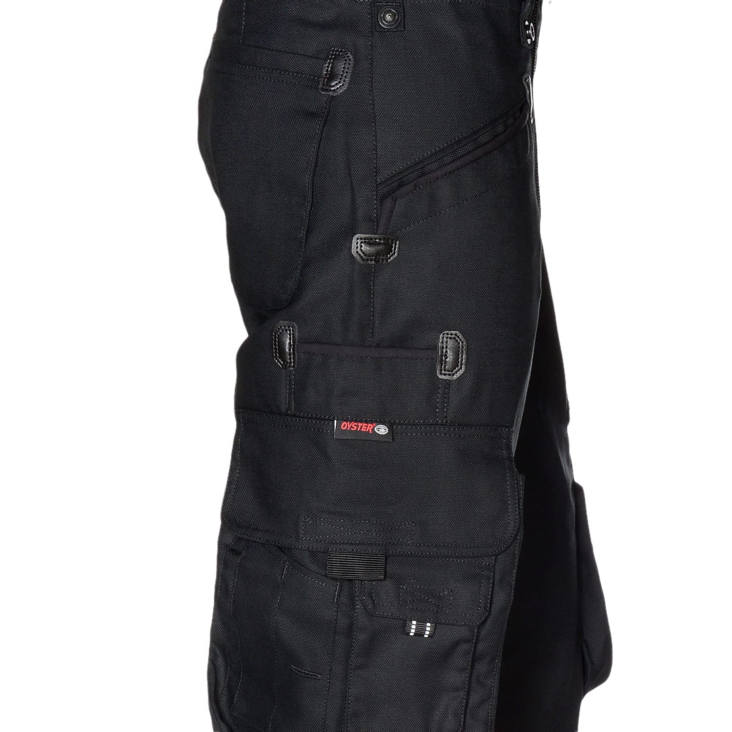 OYSTER Big Bag Zunfthose für Herren, Freizeithose aus Canvas, Arbeitshose für Dachdecker, Zimmerer & Maurer, schwarz