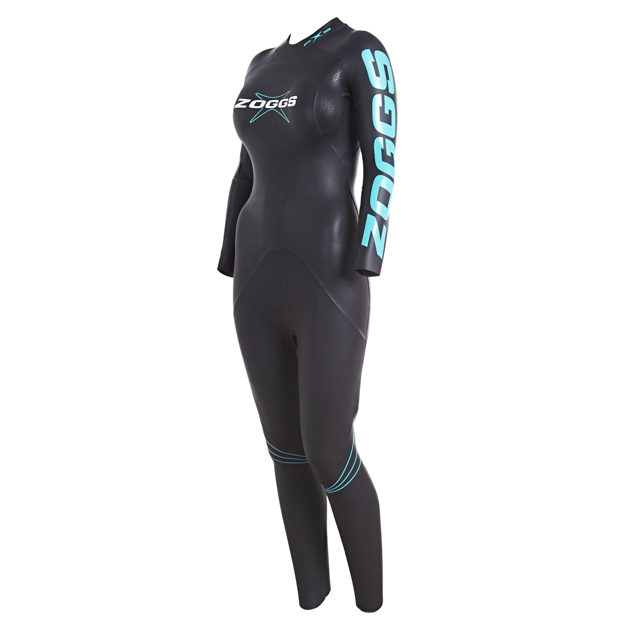 Amazon | Zoggs FX3 スイムスーツ、ブラック、XS | Zoggs | ウェットスーツ