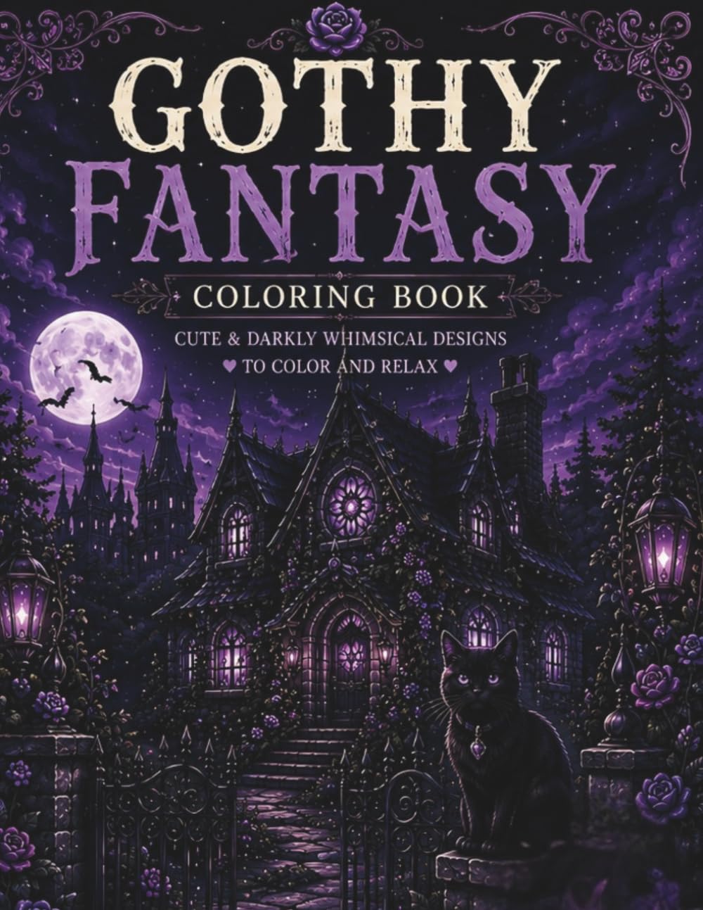 Gothy Fantasy Coloring Book