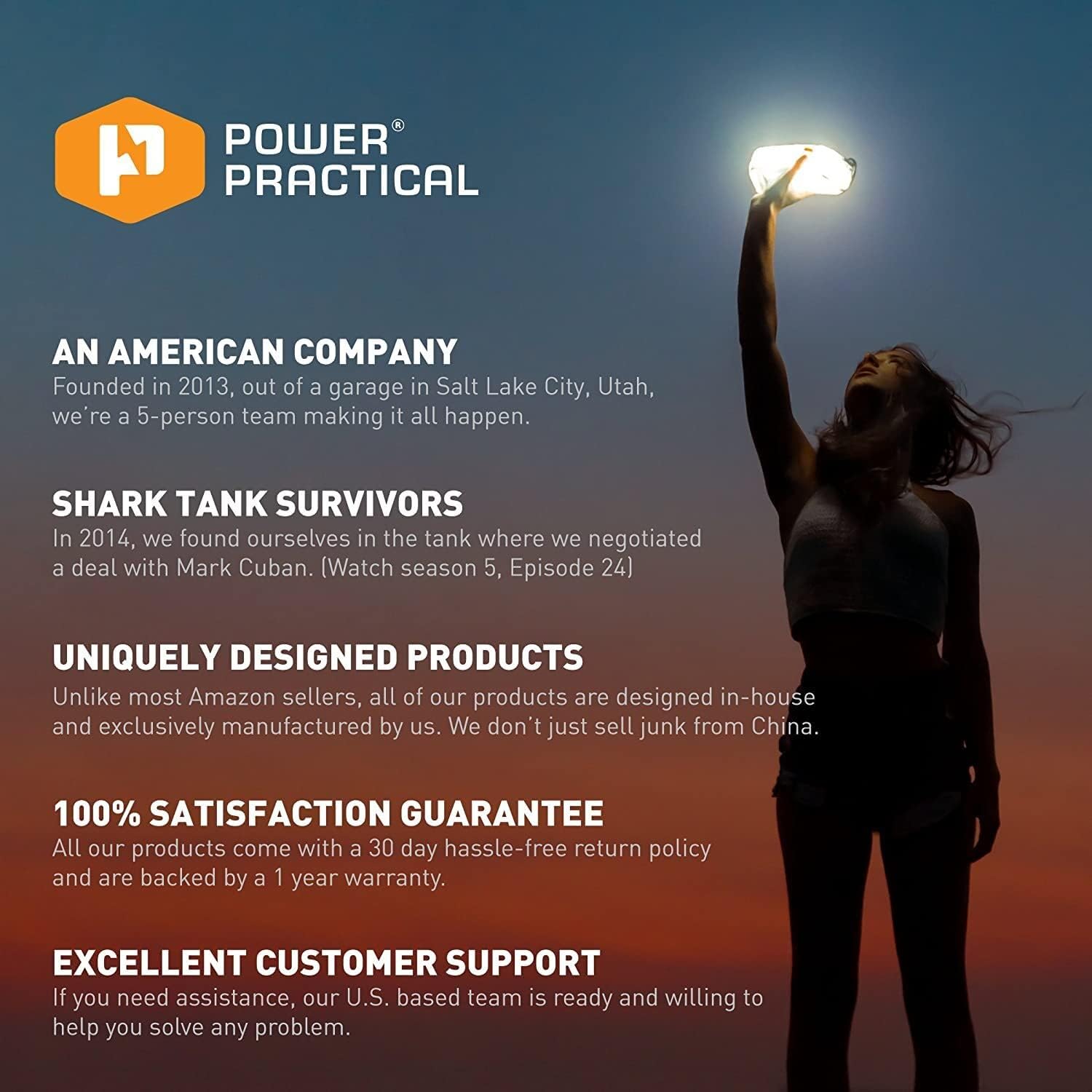 POWER PRACTICAL Luminoodle Under Cabinet Lighting – Click LED Light Strip for Shelves, Kitchen Cabinets, & Furniture, 3-Pack Includes Power Button & Tape Adhesive - Warm White (2700K)