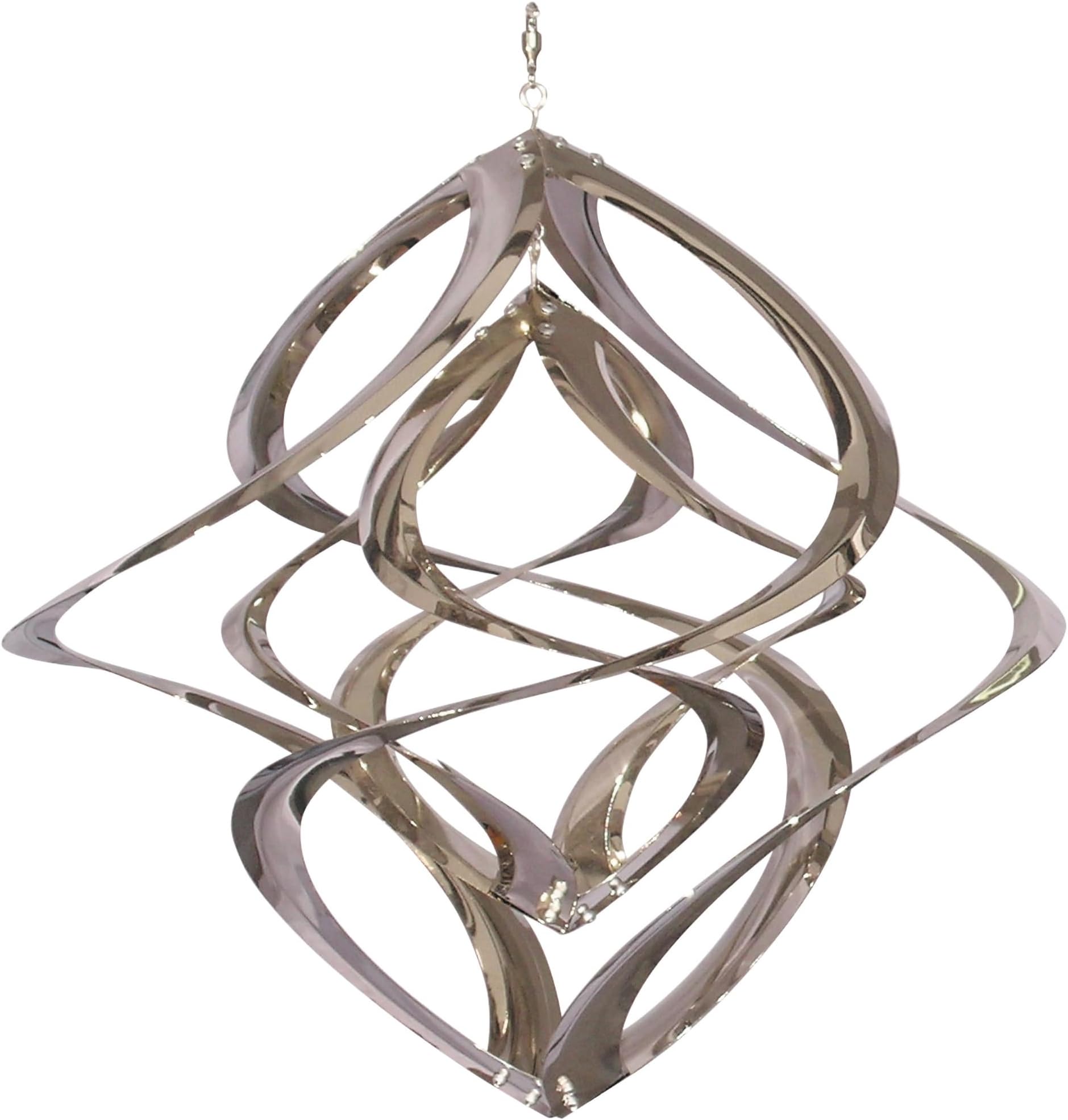 Cosmix Chrome Double Wind Sculpture, Small