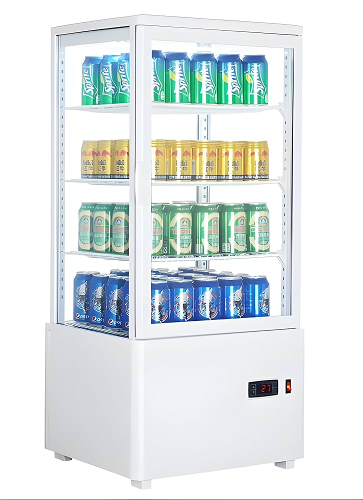 Amazon | 18Depot 冷蔵ショーケース 78L コンパクト 業務・家庭