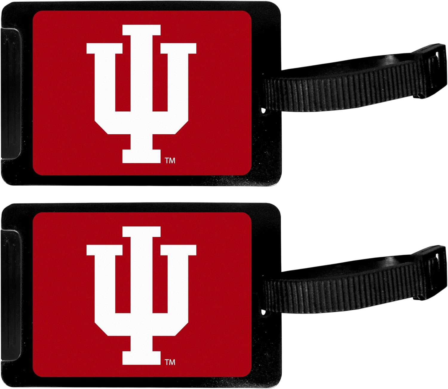 Siskiyou NCAA Indiana Hoosiers Luggage Tag, 2 pk, Black
