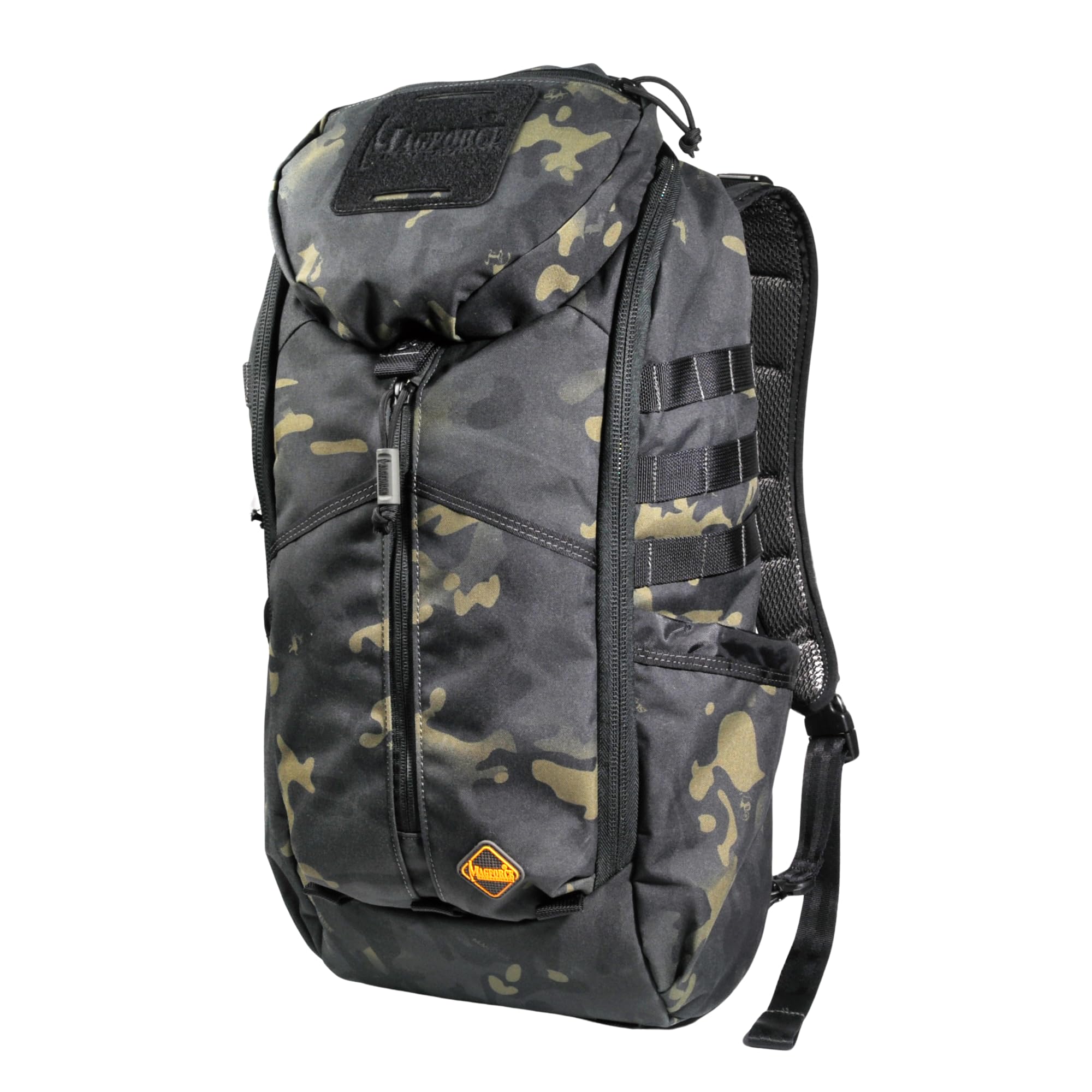 Magforce Pioneer Mochila de senderismo ligera para exteriores con sistema MOLLE, nailon balístico 500D, gran capacidad, múltiples compartimentos y correa