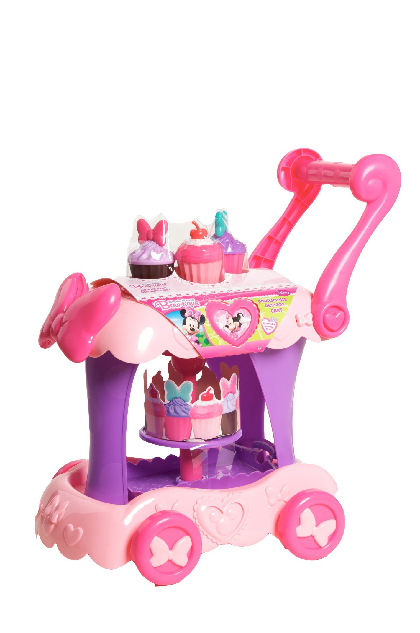 disney minnie mouse treat cart play set