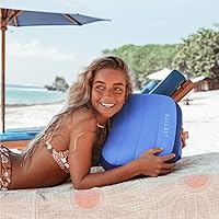 Vista 6 de Ballast - Almohada inflable cómoda, duradera y compacta, se mantiene en playas ventosas gracias a la bolsa de arena patentada, para playas