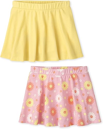 The Children's Place Falda pantalón con cintura elástica para bebés y niños pequeños