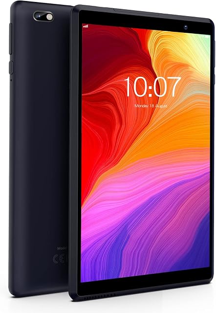 PRITOM Android Tablet 8 inch Android 10.0 OS Tablet, 4000mAh,32GB ROM, Quad Core Processor, HD IPS Screen, 2.0 Front + 8.0 MP Rear Camera, Wi-Fi, Bluetooth, Tablet PC(Black)