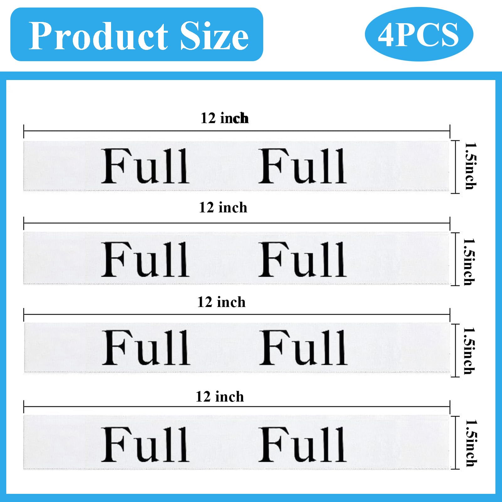 Tekalobr 4pcs Bed Sheet Organizer Bands, Closet Organization Sheet Straps, Sheet Keepers Elastic Sheet Storage Sheet Sets for Organizing, Linen Labels Bedding Storage Bedroom (Full)