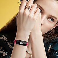 Vista 6 de Nigaee Paquete de 3 correas de silicona de encaje compatibles con Fitbit Inspire 3/Inspire 2/Inspire HR/Inspire, correas de repuesto ajustables