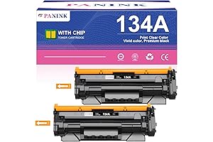 W1340A 134A Dual Pack Toner Cartridge Replacement for HP 134A 134X Black...