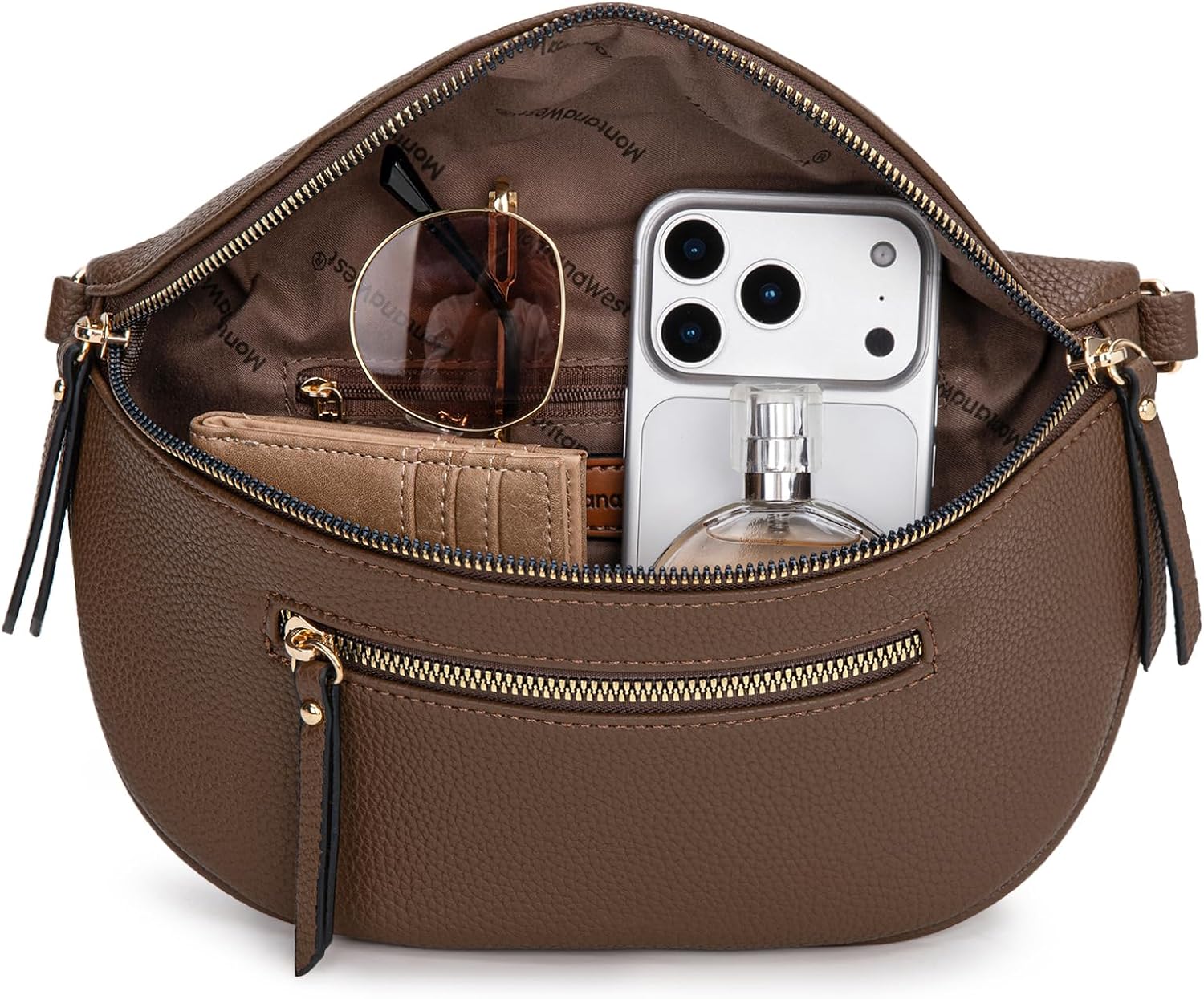 Montana West Crossbody Bags for Women Bum Bag Sling Purse with Adjustable Strap - Image 5