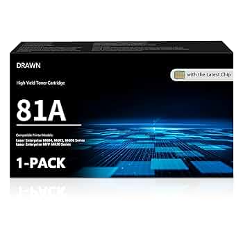 Amazon.com: 81A Black Toner Cartridge CF281A (with Chip