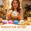 Random Dumpling Squishys Mystery Boxs - 10 Colors Random Mystery Dumplings Squishies Glitter Dumplings Stress Balls for Classroom Prizes Birthday Gifts Party Favors