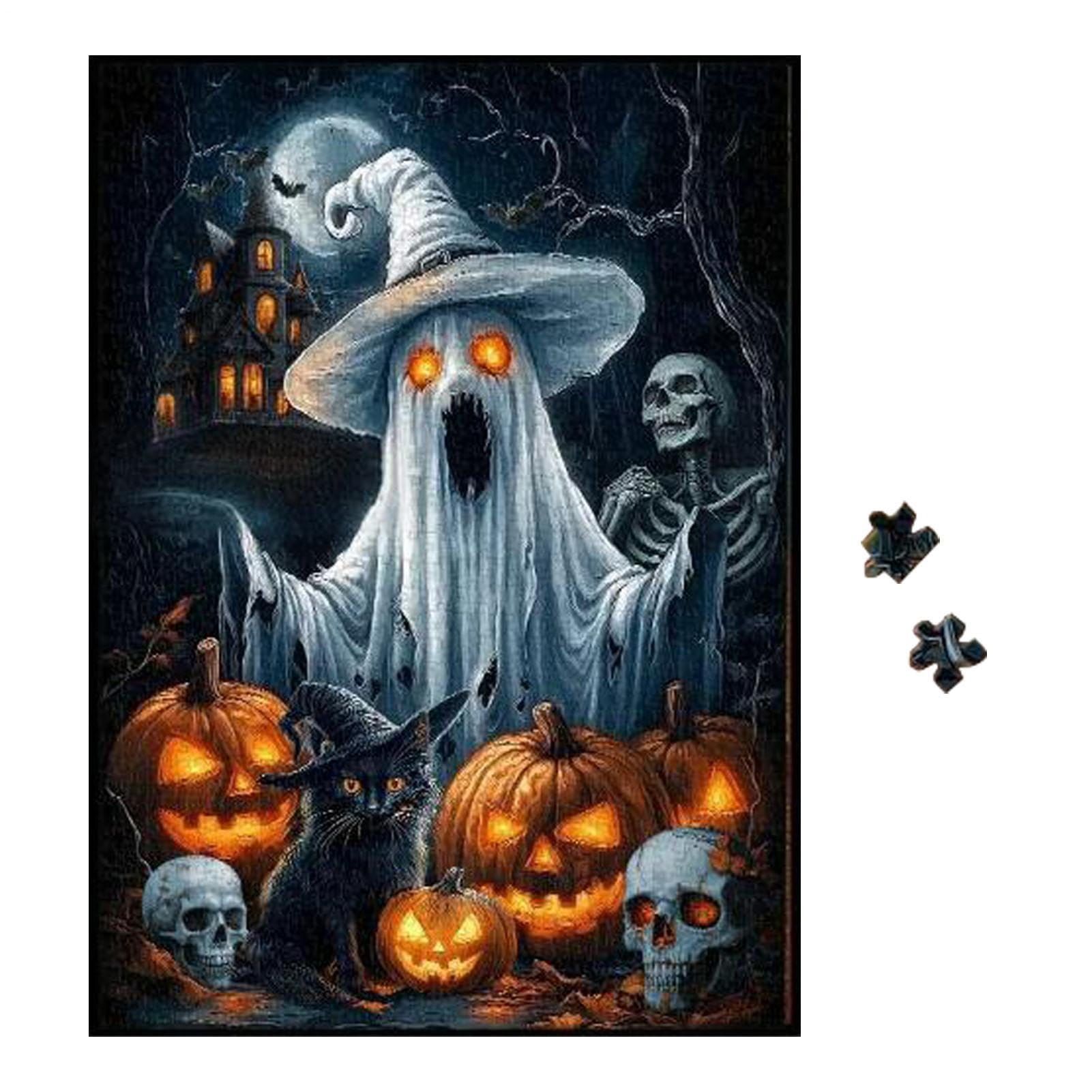 Puzzle Fantasma 1000 Pezzi, di Incastro di Halloween Impegnativo
