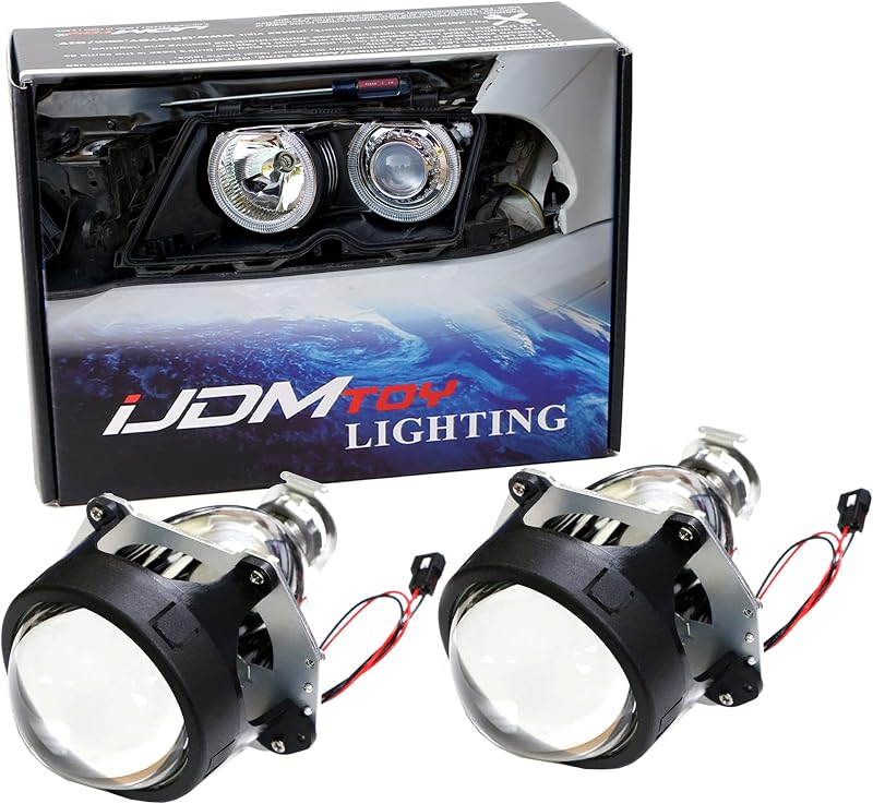 3.0-Inch H1 Bi-Xenon Projector Lens Compatible With Car Lighting Retrofit, Custom DIY Job, For Off-Road Use Or Show Purpose