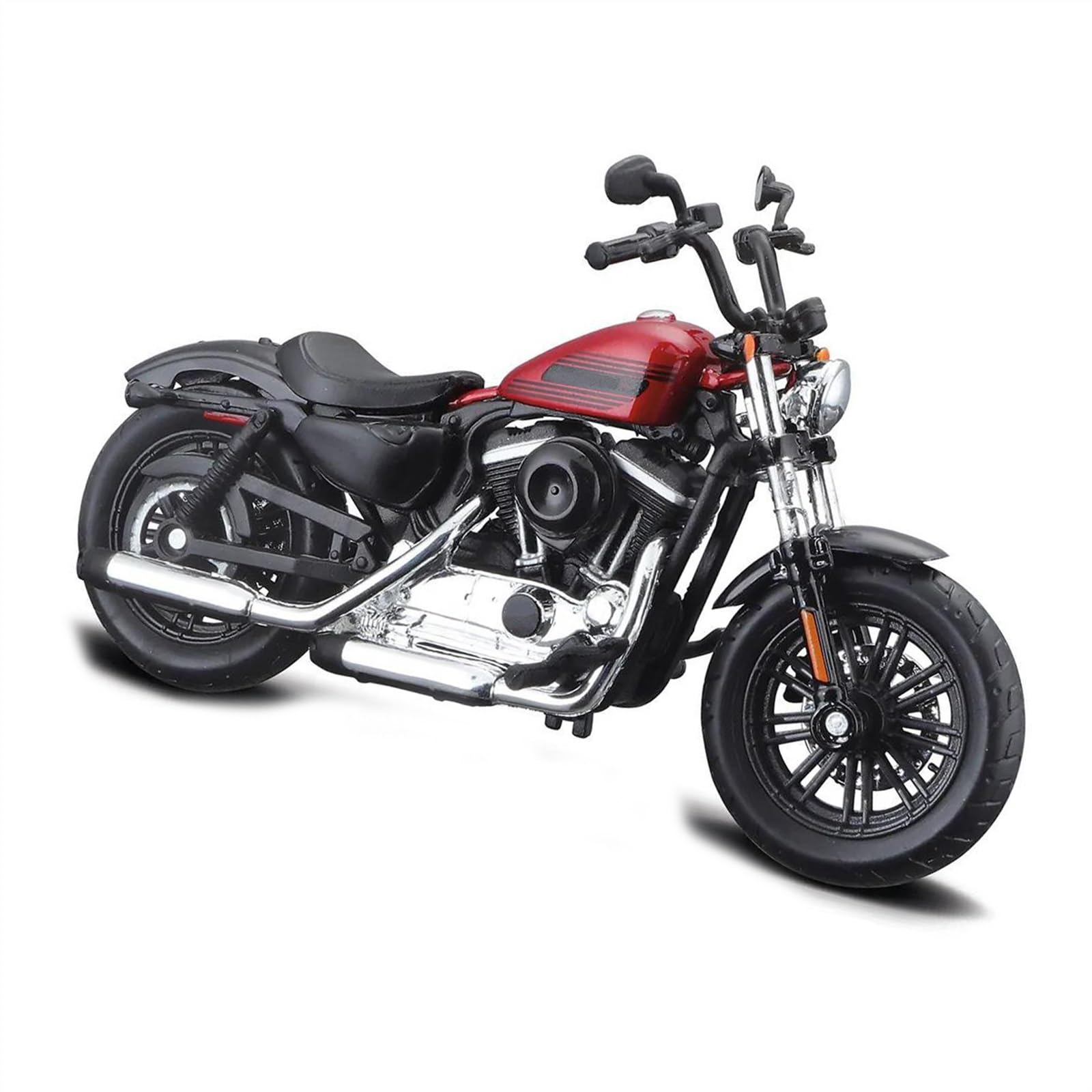 SEYXF Motorbike Toy Motorcycle Metal Model Collection Simulation Diecasts Gifts 1:18 for Harley for Davidson Forty Eight Special 2018(Black- Silver)