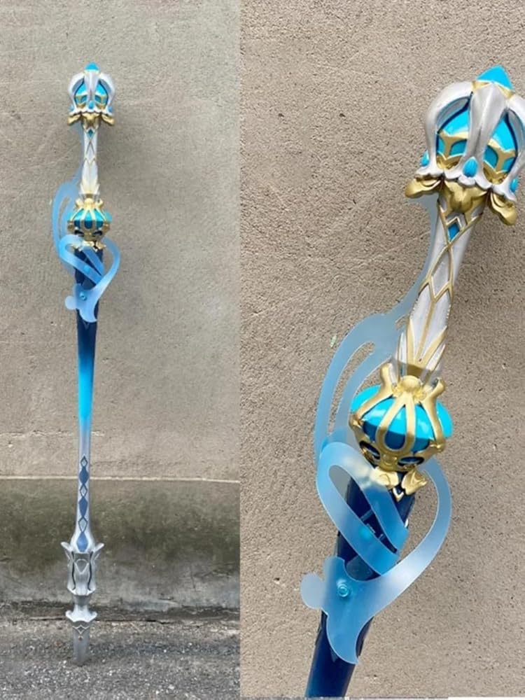 damdos Halloween-Requisite, 101,6 cm, Cosplay-Schwert für F-Furina, Cosplay-Requisiten, F-Furina, Pracht der ruhigen Gewässer, Klingenstab, Modell, Waffe, Cosplay-Requisite, Furina Schwert, 100 cm