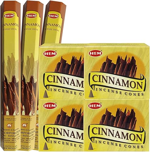 Miniatura 2 de Varillas de incienso de canela y soporte de incienso de cono, paquete variado insence insense insienso