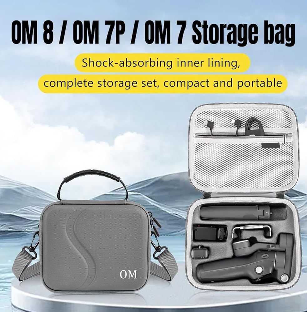 Amazon.com: Gaekol Osmo Mobile 8/OM7P Case, PU Leather Portable