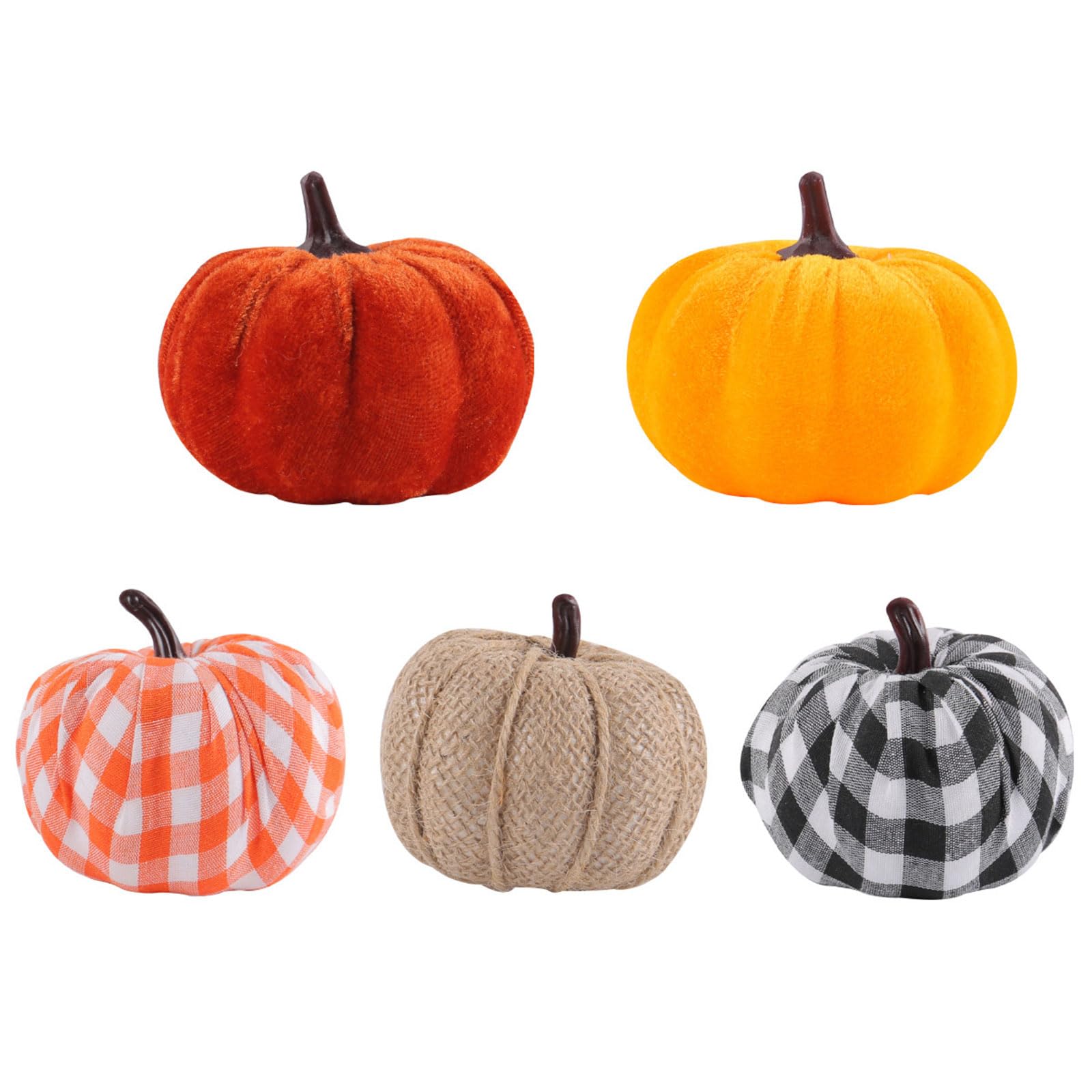 YWLUUOO Halloween Pumpkin for Festive Thanksgiving Halloween Mantlepiece Embellishments Autumnal Small Pumpkins Decoration Thanksgiving Foam Pumpkins Multicolor Fall Pumpkin Decor