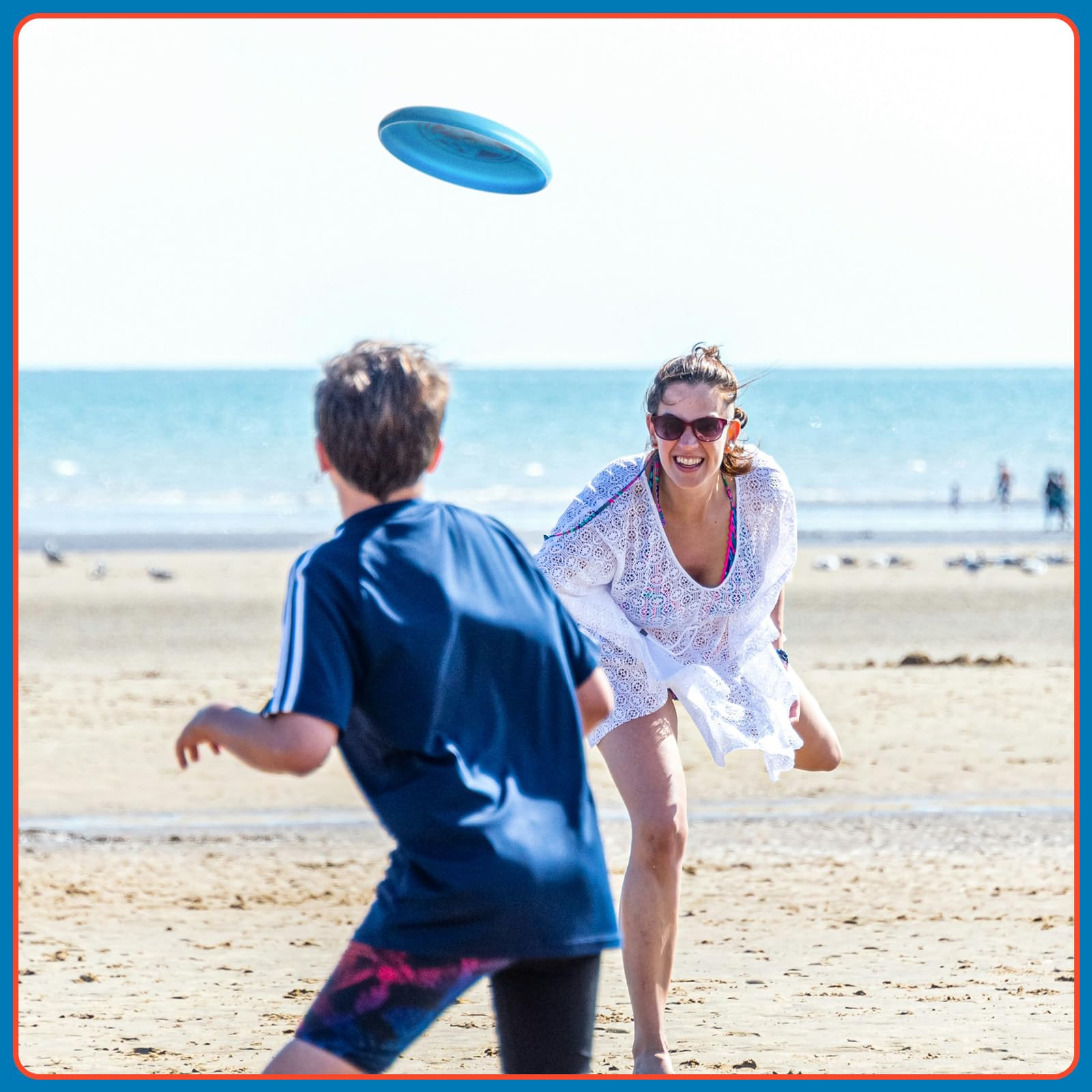 Wham-O Frisbee All Sport Disc 140g 25.02cm Impugnatura Resistente Antiscivolo per Giochi all'Aperto