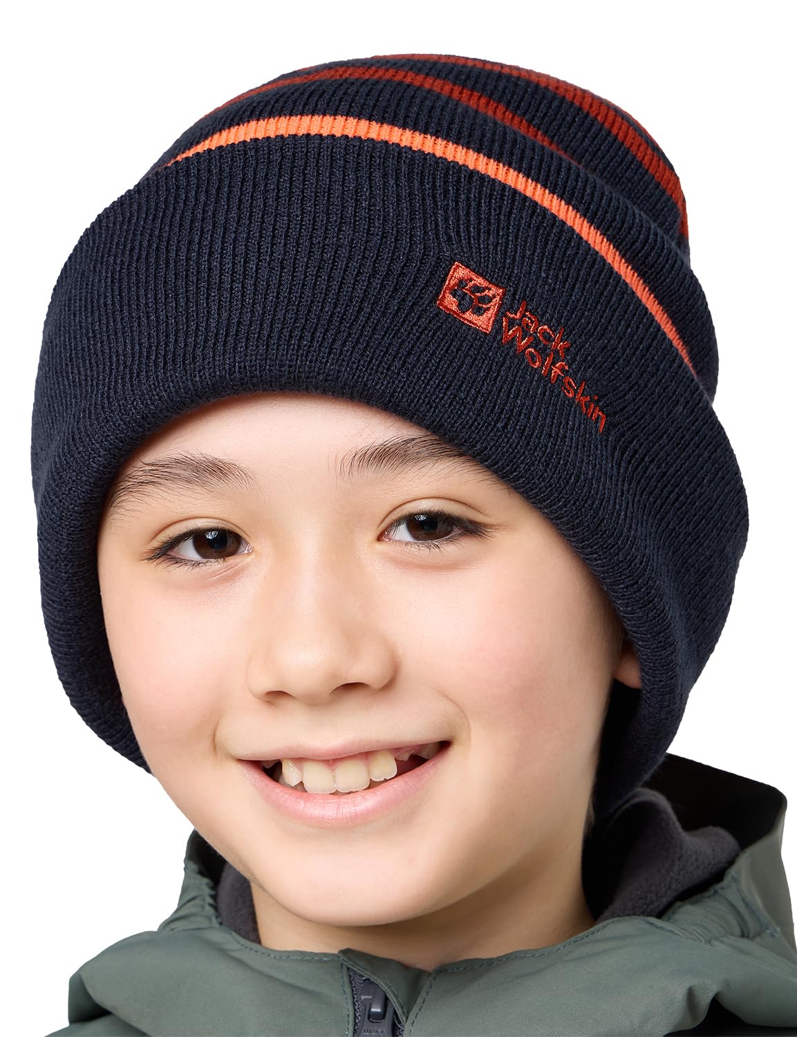 Jack Wolfskin Stripy Knit Beanie K Beret dziecięcy