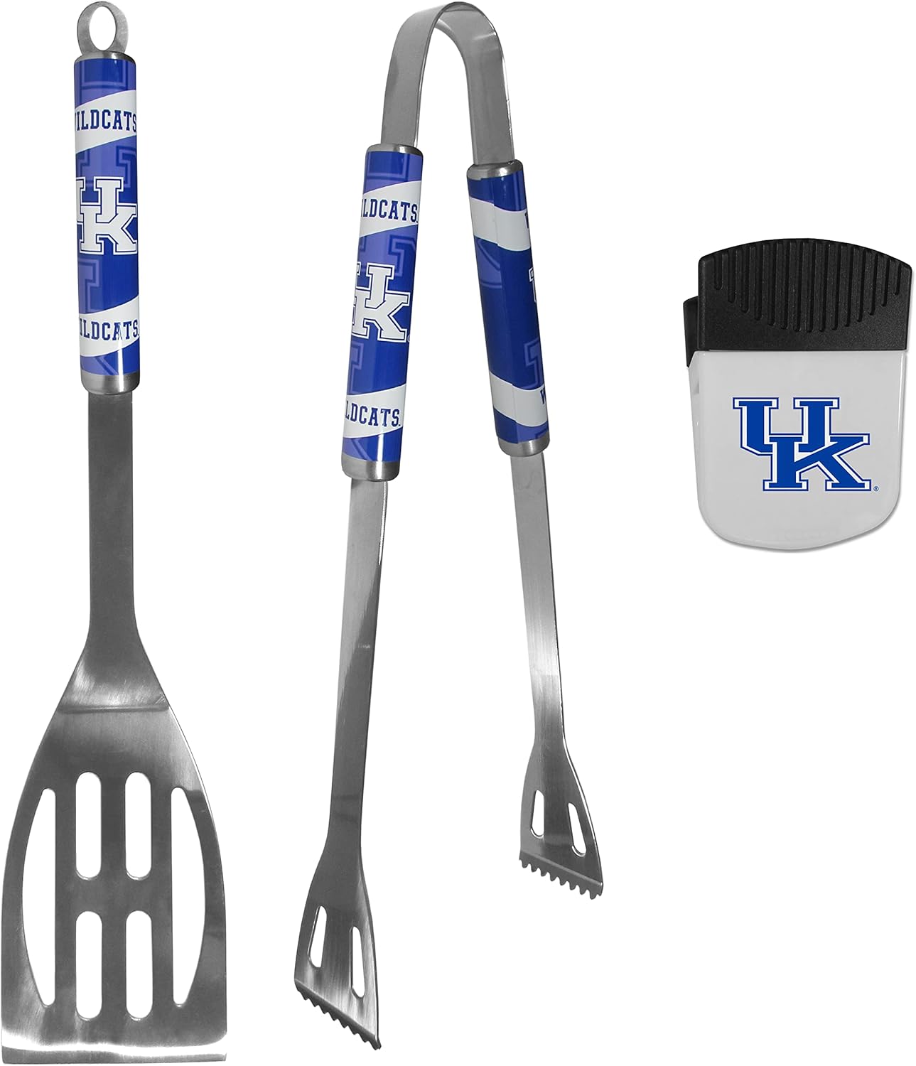 Siskiyou Sports NCAA Kentucky Wildcats Unisex 2 pc BBQ Set and Chip Clip, Team Colors, One Size