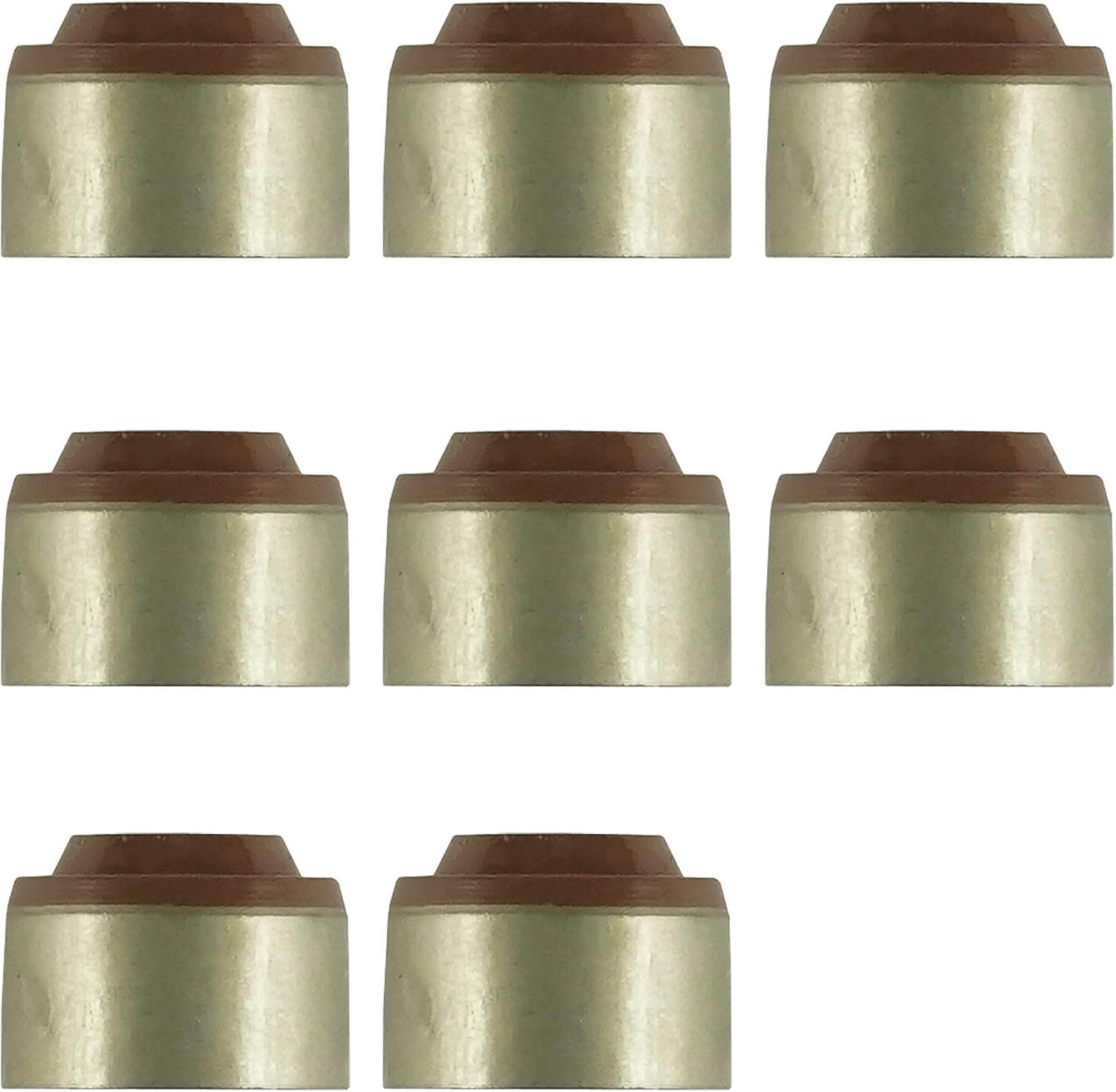 Caltric 8x Valve Stem Seal Compatible with Kawasaki Brute Force 650 2006-2013