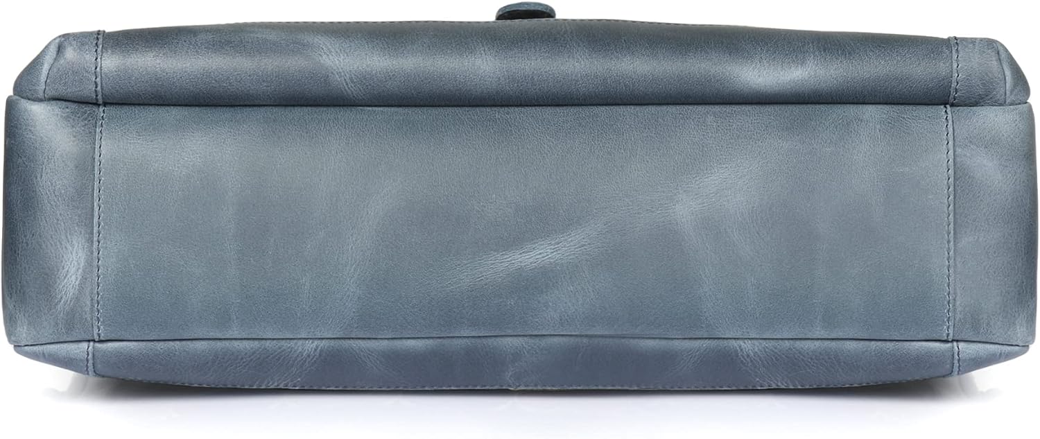 Londo Top Grain Leather Zion Messenger Bag, Laptop Bag, Travel Bag for Work, Office, School - Image 7