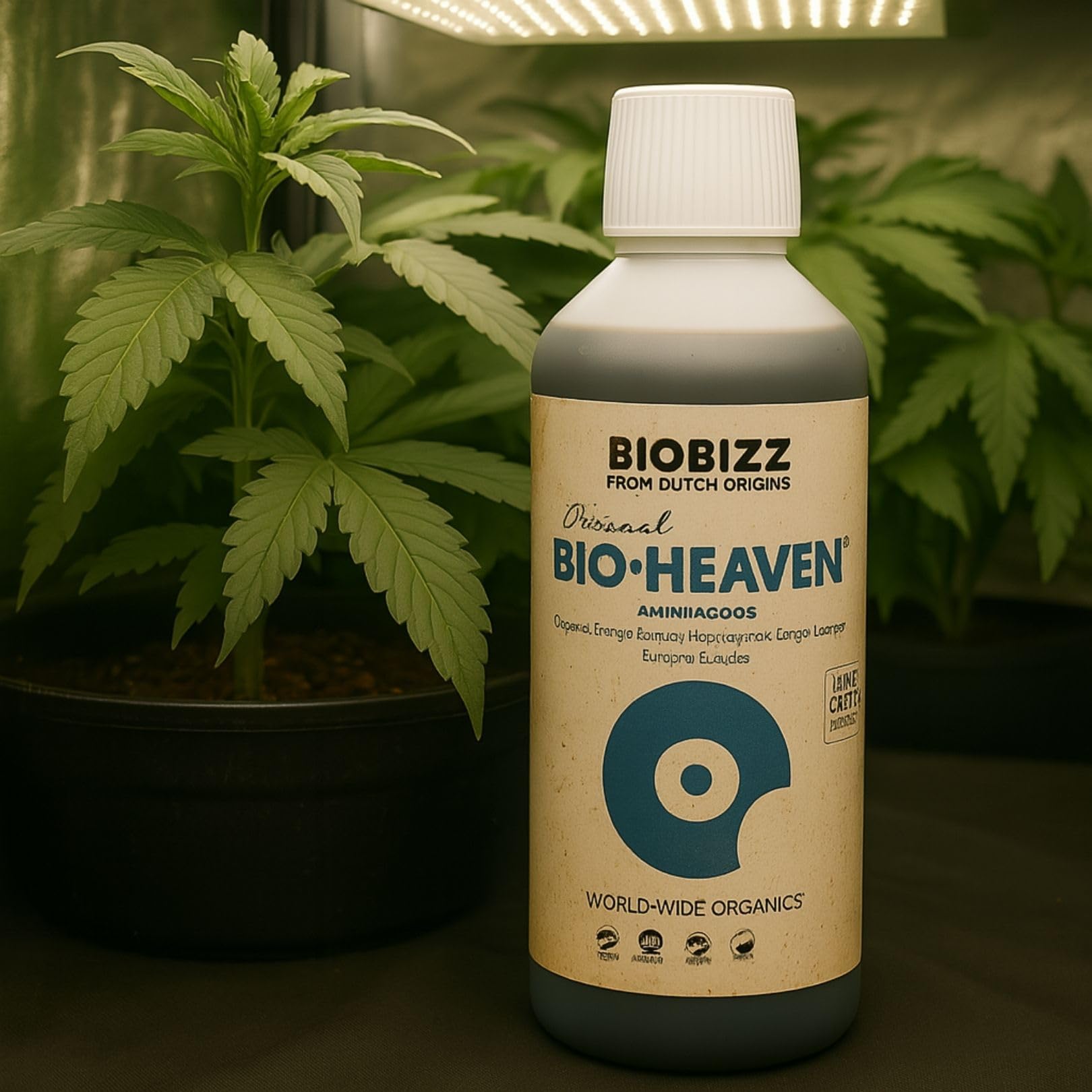 Weedness BioBizz Bio Heaven 1 Liter - Naturdünger Grow Anbau Indoor Tomaten Flüssig Orchideen Bonsai Bio Organischer NPK