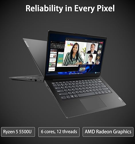 Miniatura 8 de Lenovo V14 Laptop (14 pulgadas FHD antirreflejo, AMD Ryzen 5 de 6 núcleos ( i5-1135G7), 16 GB de RAM, 512 GB SSD), grado militar construido para