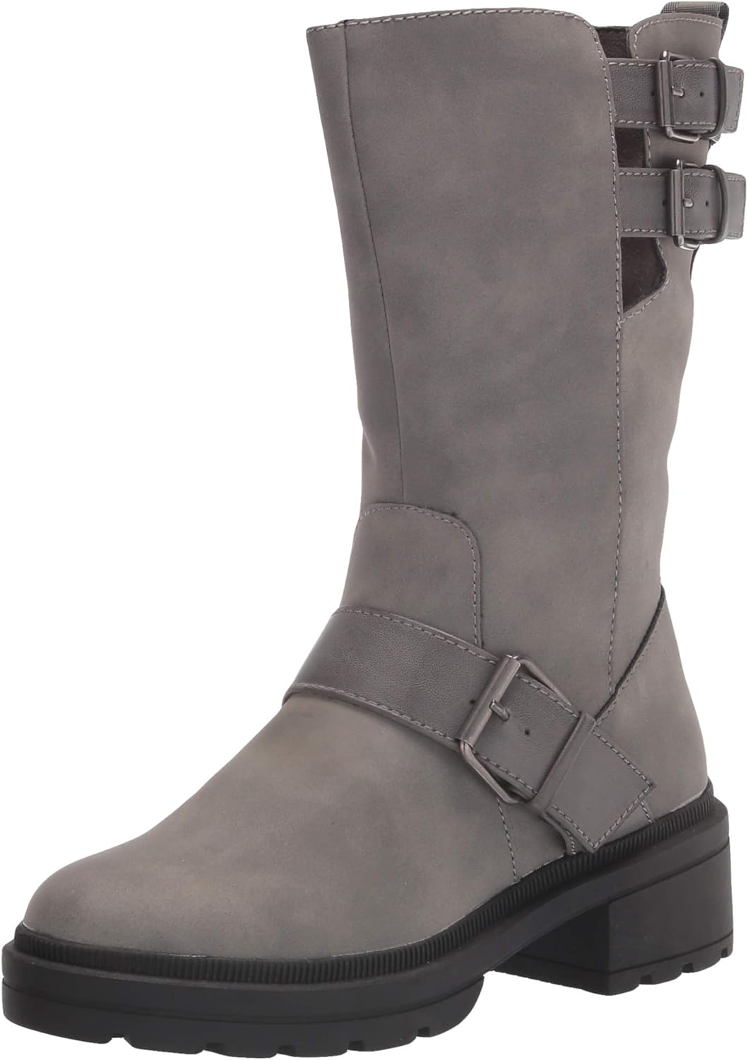Rocket Dog Women's Irene Hawley Pu Mid Calf Boot, Grey, 6.5 Amazon.sg